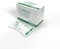 VENSALUD Lot de 100 gants jetables en latex sans poudre A.Q.L 1.5 pour laboratoires, sanitaires, vétérinaires, examens médicaux, blanc (7,5)