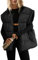 SENSERISE Übergroße Steppweste für Damen, leicht, ärmellos, mit Reißverschluss, gepolsterte Jacke, Oberbekleidung, Winter, Herbst, Schwarz, S