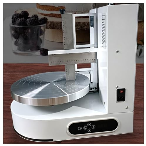 MKYOKO Máquina decoradora de Tartas automática Plato Giratorio eléctrico para Tartas Redondas Máquina decoradora de Tartas de 4-12 Pulgadas