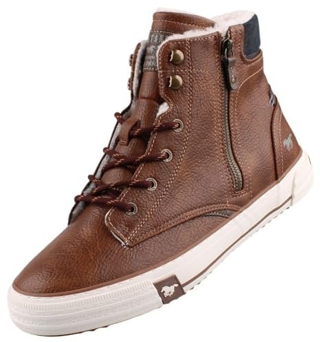 MUSTANG Homme 4172604/3 Basket, Marron, 42 EU