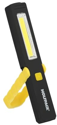 WOLFPACK LINEA PROFESIONAL Linterna LED Multifunción Tipo Boligrafo A Pilas (3AAA) 150 + 60 Lumenes Con Iman, Gancho y Soporte Ajustable.