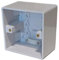 Éabcon Extra Deep Surface Mounted Back Box/Pattress 1 Gang Single 47m - White