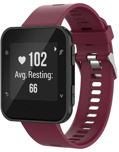 Ersatzarmband für Garmin Forerunner 35 / Forerunner 30, Sport Armband Uhrenarmband, Silikon Armbänder für Garmin Approach S10