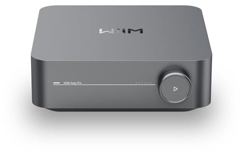 WiiM Amp Pro: Multiroom-Streaming-Verstärker | Kompatibel mit Google Cast, Alexa | HDMI, Sprachsteuerung | Streaming von Spotify, Amazon Music, Tidal & mehr - Dark Gray