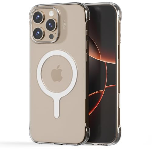 MOFT Unsichtbare Hülle für iPhone 16 Pro, Ultradünnes Transparent Kompatibel Mit MagSafe, Rahmenloses Design für Nacktes Handy Gefühl, Anti-Vergilbung Starke Magnetische Handy