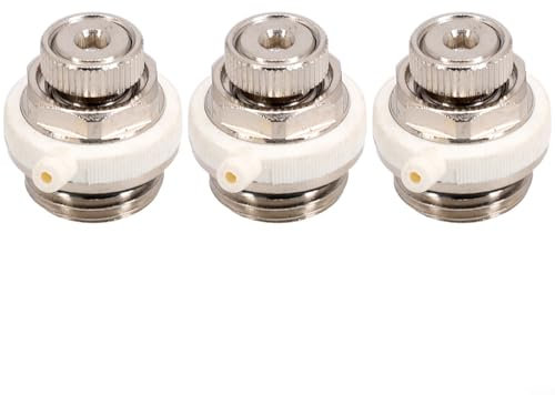 Uwithdanceme Válvulas de radiador de purga automática, 1,27 cm, válvula de radiador de purga automática, repuesto de calefacción (3 piezas)