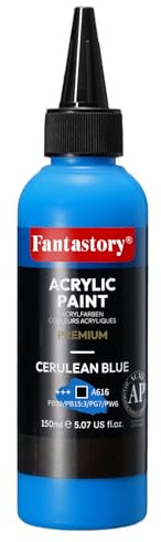 Fantastory Pintura acrílica azul cielo, 150 ml