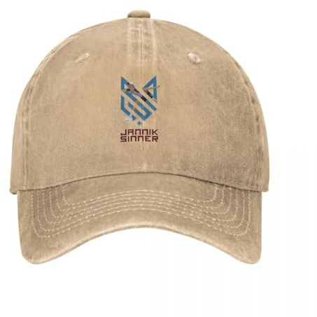 OAAJKOAM Jannik Sinner Italien Baseball Caps Vintage Distressed Denim Tennis Snapback Hut Unisex Stil Outdoor Laufen Golf Unstrukturiert
