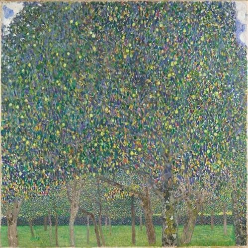 DDSEW GREWT Gustav Klimt Posters Pear Tree Canvas Wall Art Nature Landscape Abstract Painting Gustav Klimt Prints For Home Decor Pictures 50x50cm No Frame
