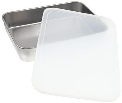 SOLUSTRE 1Satz Kuchenpfanne mit Deckel Praktische Frischhaltedose für Tiefkühlung Mikrowelle Hochwertige Kohlenstoffstahlpfanne Grill Fruchtspeicherplatte