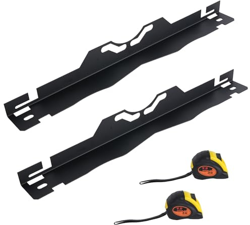 XLSBZ 2 Stück Radausrichtungswerkzeug, Spurausrichtungs-Werkzeugplatten mit 2 Maßbändern, Zehenausrichtungs Werkzeugplatten aus Edelstahl Achsvermessung Werkzeug für PKW, LKW, SUV