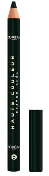 L'Oréal Paris Haute Couleur Khol Green Eyeliner, Shade: Émeraude Velvet | Creamy, Blendable & Versatile, Seamless & Effortless Glide, All-Day Comfort, Intense Colour