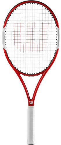 Wilson SIX ONE LITE 102 Performance Racket, Red/Grey, L1