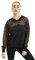 Urban Classics Damen Ladies Mesh Hoody Kapuzenpullover, Schwarz (Black 00007), Medium (HerstellergröÃŸe: M) , Kapuzenpullover