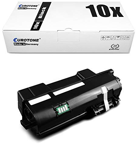 10x Müller Printware Toner für Kyocera ECOSYS P2040DN P2040DW ersetzt TK-1160 TK1160 Schwarz