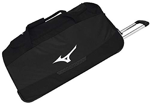 Mizuno Trolley Bag Black/White ONE Size Unisex