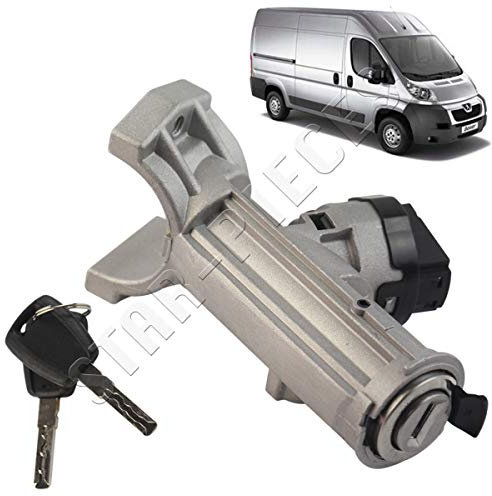 Antirrobo compatible para Boxer 3, Ducato 3, Jumper 3 (2006-2022) Bombin de arranque. Con 2 llaves. 4162SJ, 4162HN, 1348421080, 1361031080, 1608501280