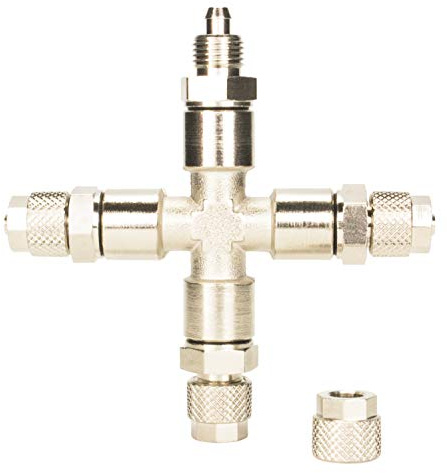 OCOPRO CO2-Verteiler/Splitter 3er Profi Metal 3way NEU