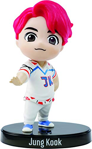 Mattel GKH75 - BTS Mini Vinyl Figur Jungkook, K-Pop Merch Spielzeug zum Sammeln Mehrfarbig