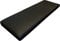 Quattro Meble Schwarz Echtleder Bankauflage Sitzkissen Lederkissen Sitzpolster Bank Auflage doppelt genähtes Echt Leder Kissen Sitzauflage (50 x 130 cm)