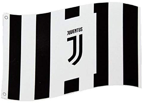 Juventus Torino, strisce con occhielli, 152 x 91 cm