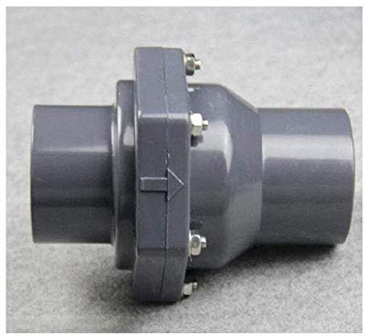 Clapet anti-retour en PVC 50 mm intérieur en plastique Clapet anti-retour DN40 Valve universelle verticale horizontale 50 mm