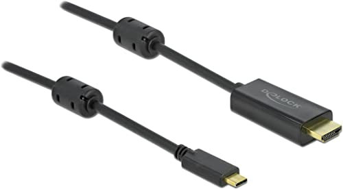 DeLOCK USB-Kabel Typ C – HDMI Active (DP Alt-Modus) 4 K 60 Hz 2 M