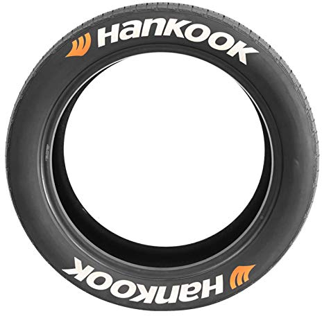 3D-Autoreifen-Aufkleber-Set – Universal-Reifenbeschriftung für personalisiertes Styling (Größe B: HANKOOK)