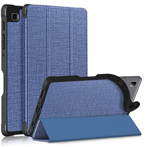DINGGUAGUA Etui Tab A7 Lite, Coque Housse Pochette pour Samsung Galaxy Tab A7 Lite 8.7 Tablette 2021 SM-T220 SM-T225,Bleu foncé
