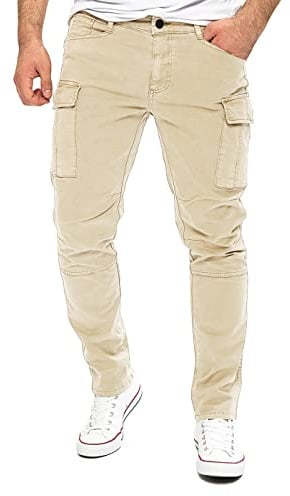 Yazubi Jayden - Herren Cargo Hose - Baumwoll Cargo Jeans