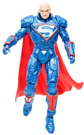 McFarlane Toys, DC Multiverse Lex Luther Power Suit Gold Label Action Figure, Collectible DC Comic Figure with Unique Collector Character Card – Ages 12+