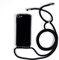 PuYu Zhe Crossbody Case Compatible for iPhone 13 Pro Max,Necklace Phone Cover,Clear Transparent TPU Silicone Shell with Adjustable Neck Cord Lanyard Strap-Black