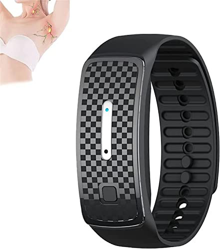 Matteo Ultraschall-Körperform-Armband, Lymphdrainage, magnetisches Armband, magnetisches Lymph-Detox-Drainagearmband für alle Männer und Frauen (schwarz)