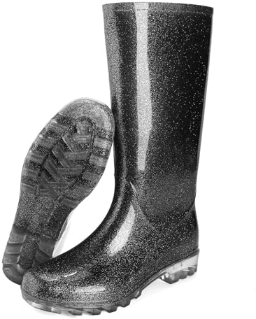 Foinledr Stivali Di Gomma Estivi Donna, Comode Leggere Stivaletti, Adulto Impermeabile Giardinaggio Scarpe
