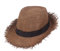 Strohhut Herren und Damen, geflochten und ausgefranst, Sommerhut Damen und Herren, Sonnenhut, Strandhut, Hawaii Hut - ideal für den Urlaub am Strand, Garten oder Sommer Partys