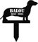 INDIGOS UG - Piquet funéraire chien - Teckel - 50 cm - Piquet commémoratif résistant aux intempéries comme décoration funéraire - Personnalisable avec nom et date au choix - Personnalisable avec texte