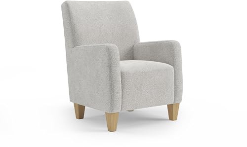 Cavadore Sessel Vida / Polstersessel im trendigen Design / 74 x 93 x 81 / Chenille, Beige