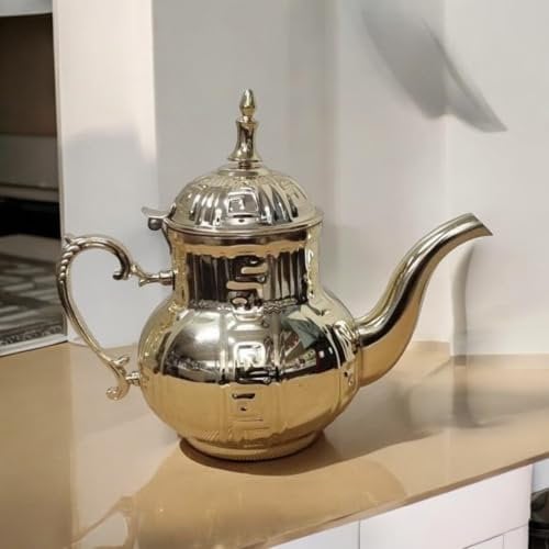 Teiera araba realizzata in acciaio inox con filtro integrato 800 ml