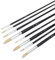 Elan Pinceaux Ronds, Lot de 8 Pinceaux Peinture Huile, Poil Synthétique Imitation Soie de Porc, Pinceau Ronde, Pinceau Huile Peinture