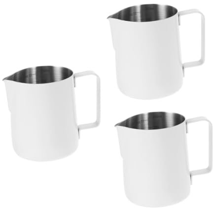 SOIMISS 3 Piezas Bomba Instante Frasco Líquido Jarras De Cafe Embudo Taza De Café Dispensador Espuma De Mano Molinillo De Cafe Leche De Mano Térmico Automático Acero Inoxidable
