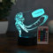 Optechvisual LED Eishockey Lampe – Geschenk für Hockeyspieler, Hockey Deko, Kinder Geburtstag, Eishockey Geschenkideen, Nachtlicht und deko für Zuhause, Torten Deko