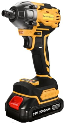 Candeon Avvitatore A Impulsi Brushless, 650 N.M Avvitatore Ad Impulsi A Batteria Con 2x 21v 4000mah Batteria, 5 Velocità Elettrica Avvitatoi A Percussione Senza Fili Pistola A Chiave A Percussione