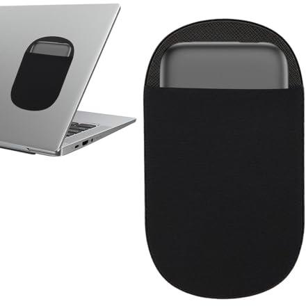 Generisch Klebetasche für Laptop, tragbare Aufbewahrungstasche für Externe Festplatten, aufklebbarer Laptop-Organizer, Computerzubehör für Externe Festplatten, kabellose Mäuse, Kabel