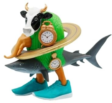 HYZSHL Italian Brainrot Figuren, 10cm Kuh Hybridfigur, Lustige Sammelfigur für Dekoration und Geschenk, Ideale Deko für Büro und Regal, Humorvolle Brainrot Figur für Fans