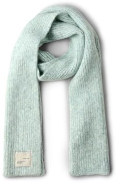 Street One Damen 5706442 Schal mit Woll-Anteil, Serene Green Mel, Regular