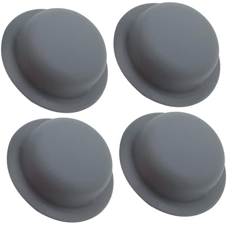 TOYANDONA 4 Pack Silicone Pot Lid Handle Covers Heat Resistant Non Slip Knob Protectors Pan Lid Handle Replacement Parts Universal Cookware Caps for Skillets Saucepan Lids Kitchen Safety