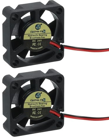 QUARKZMAN 2 Pcs Ventilateur froid, affaiblissement Imprimante 3D 3010, 24V 8500RPM 30 x 30 x 10 mm Roulement Hydraulique XH2.54 froid, affaiblissement Avec Cable 30cm 2 Broches Terminal