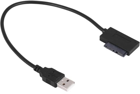 Fpreeza USB Adapter PC 6P + 7P CD DVD Rom zu USB 2.0 Konverter Slimline 13 Pin Laufwerk Kabel für PC Laptop Notebook
