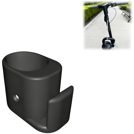 WANAHTON E-Scooter Bag Hook with fit Airtag Compartment, Compatible with Segway Ninebot & Other E-Scooters