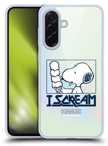 Head Case Designs Offizielle Peanuts Snoopy I Scream Rock T-Shirts Gel Handyhülle Hülle [Militärischer Schutzgrad] Kompatibel mit Samsung Galaxy A36 5G